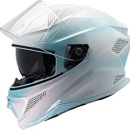 Steelbird SBH-25 Breeze On Ombre 7Wings ISI Certified Full Face Helmet for Men and Women with Inner Smoke Sun Shield-image-41
