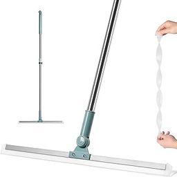 UCRAVO 50-inch Multifunctional Magic Broom Floor Squeegee with Long Handle Adjustable and Silicone Strips, Floor Washer with 180 Degree Rotating Squeegee Broom for Cleaning Floor, Bathroom, Kitchen-17