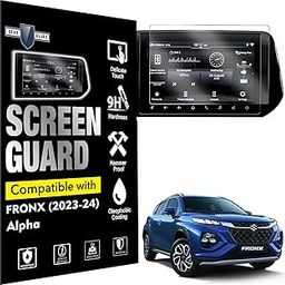 Gear Guard Screen Protector For Maruti Suzuki Fronx Car Accessories 9"inch Infotainment System Protection Film - Clear-picture-22