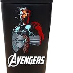 UJNAS Stainless Steel Gym Shaker Bottle Shaker Bottles for Protein Shaker (THOR-BLACK animated)- Shaketein 100% Leak and spill proof, Ideal For Pre Workout, 750 milliliter-image-51