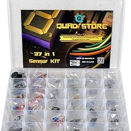 Quad Store 37 in 1 Sensor Modules Kit compatible with Arduino Raspberry Microcontrollers with box-image-12