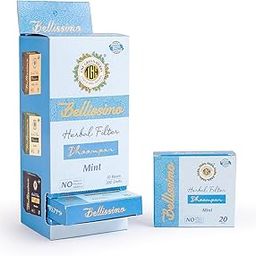 Bellissimo Herbal Cigarette, Tobacco & Nicotine free Herbal Filter Dhoompan, Herbal Mint Flavor Bidi Rolled in Tendu Leaves, Non-addictive & Helps Quit, Pack of 10 x 20 Bidi Sticks Per Pack-image-10