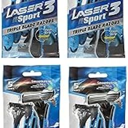 Men Pack Of 4 Sport 3 Triple Blade Razor 5 X 4 20 Pcs Razors-picture-18