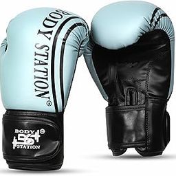 Bodystation Boxing Gloves – Faux Leather Training Gloves with Hook and Loop Velcro Closure for Long-Lasting Strength and Durability-image-87