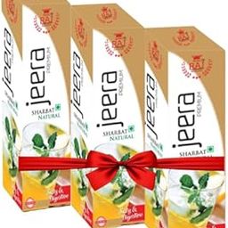 Royal Raj Jeera Sharbat Combo | Natural Refreshing Drink to Beat the Summer Heat | Cumin Squash And Beverage | Blend of Natural Immunity Booster and Support Digestion (Pack Of 3, 750ML)-31