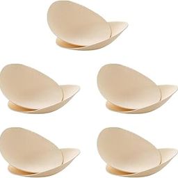 5Pairs Womens Bra Inserts Pads Soft Swimsuit Padding Inserts Breast Cups Skin Clothing Shoes & Accessories | Womens Clothing | Intimates & Sleep | Breast Forms Enhancers-image-7