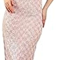 sassafras Women's Sequin Mesh Maxi Dress-picture-32