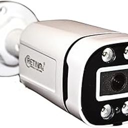 RETINAi AHD Bullet 2.4 MP Camera High-Resolution Bullet CCTV Wired Camera Lens Up to 30M IR Distance with Colour Vision Mic, Indoor & Outdoor, Home, Office Security Camera Day/Night 24 Hour CCTV-7