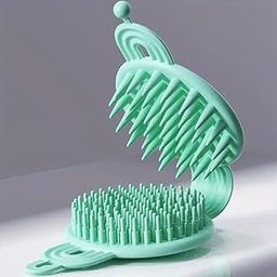 2 in 1 double sided shampoo brush silicone soft bristles brush with hanging handheld scalp massager brush cleaning-18