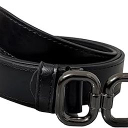 Women's Adjustable Vegan Leather Belt (Black)| Ladies belt for women Any Occasion | Waist Belt for Women up to 38 Inches (Pack of 1)_176-image-94