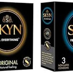 SKYN® Original super soft premium male condom 3p and SKYN® Extra Lube super soft premium male condom 3p-(Pack of 6 condoms)-0