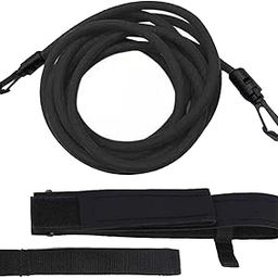 Club Bollywood®4M Swimming Resistance Belt Swim Tether Trainer Training Aids Black 10Mm|Sporting Goods | Water Sports | Swimming |1 Piece Swimming Resistance Belt-image-3
