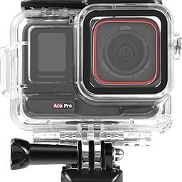 Dive Case for Insta360 Ace Pro 60M/196FT Underwater Waterproof Diving Housing Cover Protective Shell for Insta360 Ace Pro Housings with Bracket Action Camera Accessories-7