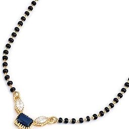 Full Black Mani Beads 925 Sterling Silver 18k Micron 1gm Gold Plated Anti tarnish hypoallergenic Nickel free Mangalsutra | Tanmaniya Minnu Chandi Necklace Jewellery | Gift for Women-image-14