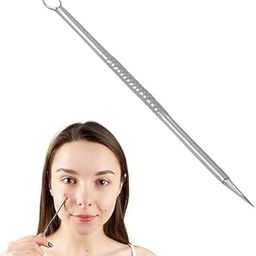 Drumstone 𝟏𝟓-𝐘𝐞𝐚𝐫 𝐖𝐚𝐫𝐫𝐚𝐧𝐭𝐲 Stainless Steel Blackhead Remover Tool | Professional Pimple Extractor Needle Kit for Acne Care – Skincare Tool Gift for Teens, Women & Men-image-32