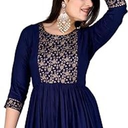 Shree Shyam Women's Cotton Maternity Dress Pregnancy Casual Long Sleeve Dual Zipped for Feeding Nursing Maternity Comfort Dress Kurti-image-77
