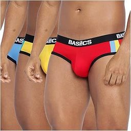 Double Stripe Classic Briefs for Men Innerwear | Briefs Underwear for Men (Pack of 3)-10