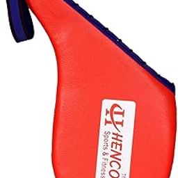 Henco PU Spinn Single Fan Pad for Martial Art, 42 cm x 5 cm (Red) (Red)-image-14