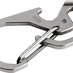 Fenix Lights by LightMen TC4 Titanium Multi Purpose Snap Hook Bottle Opener, Straight Screwdriver Keychain-picture-12