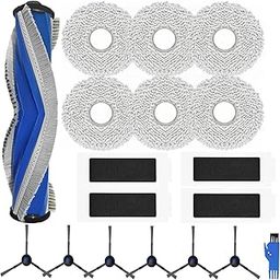 18 Pcs Accessories Kit for Ecovacs DEEBOT T30S / T30S Combo, T30 PRO Omni Vacuum Cleaner, 1 Main Brush, 4 Filters, 6 Mop Pads, 6 Side Brushes, T30S Replacement Part Attachments-picture-14