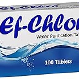 Ef-Chlor 33mg Water Purification Tablets - Pack of 100 | 1 Tablet Purifies 5 Liters of Water | Effective and Convenient Water Treatment Solution-image-28