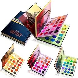 FIRST BEAUTY Eye Shadow Palette 72 Shades of Color Book Eyeshadow Combined with 3 Layer Natural Highly Pigmented Natural Ultra Eye Shadow Pressed Powder (Multicolor)-picture-38