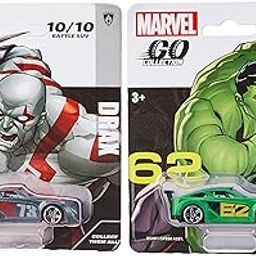 Marvel Hulk Diecast Battle SUV Toy Car | 1:64 Diecast Toy Car Go Collection | Ages 3 & Up, Multicolor-image-92