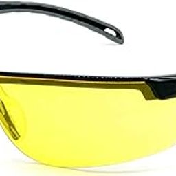 Shooter's Edge Echo Z87.1 Safety Shooting Glasses Contrast Yellow lens Black frame-image-26