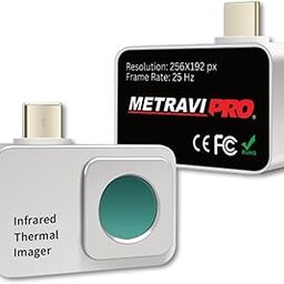 Metravi Pro TI-9 Thermal Imager Module, Plug & Play, USB C type for Android Smartphones, -15°C～600°C, 256x192 px, with MetraTherm App for analysis. IP54 protection.-picture-16