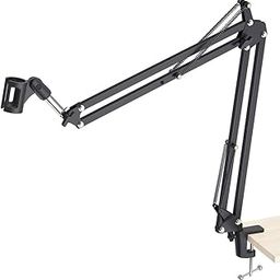 Maono AU-B01 Microphone Suspension Boom Scissor Arm Stand (Black)-12