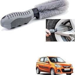 Auto Addict Car Alloy Wheel Cleaner Brush Tyre Rim for Maruti Suzuki Alto K10 Type-2(2014-2021)-15