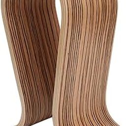Set of 2 Excluzo Headphone Stand, Headset Holder, Wooden Headset Hanger Rack Earphone Arch Shape Stand Holder for Desktop Table Accessories(#1-Wood Grain)-picture-10