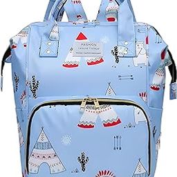 DREAM DOODLE Multi-Pocket Diaper Bags for Toddlers - Durable & Stylish Polyester Oxford Fabric with 13 Compartments - Perfect for Travel, Daycare, Everyday Use-image-15