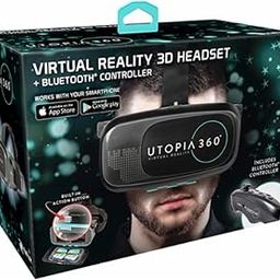 Emerge Tech EUVRC Utopia 360Degree Virtual Realty Headset with Bluetooth Controller, Black-image-13