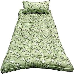 Flamo Mattress Organic Kapok Silk Cotton Ilavam Panju Hostel Bed Mattress,6.25 x 2.5 ft / 75 x 30 x 3 Inch,Multicolor.-27