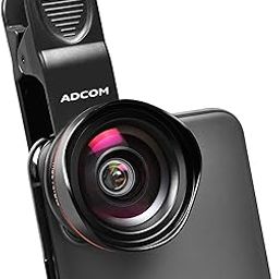 Adcom No Distortion 110° Wide Angle Pro Mobile Phone Camera Lens - Compatible with All iPhone & Android Smartphones (Black)-picture-29