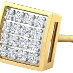 Elegant 14K/18K Gold Diamond Earrings Sparkling Round Cut Diamond Accents Perfect for Special Occasions Wedding Engagement-image-9