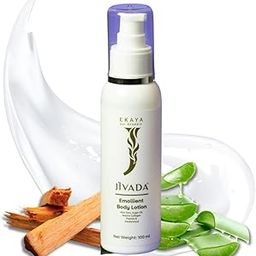 Jivada Emollient Body Lotion with Argan Oil, Aloe Vera, Vitamin C & HA | For Deeply Nourished, Moisturized Skin | Dry & Rough Skin|All Skin Types| Women & Men | Sulphate & Paraben Free | 100 ml-image-3