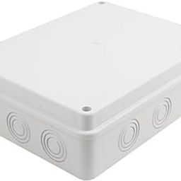 Ubersweet® Imported 255x200x80mm Dustproof IP65 ABS Junction Box Hinge Case Enclosure Gray-picture-15