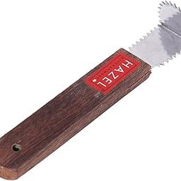 HAZEL Stainless Steel Coconut Grater | Chirava Coconut Scraper Manual Wooden Handle | Handheld Coconut Peeler Scrapper | Kitchen Accessories Items-25