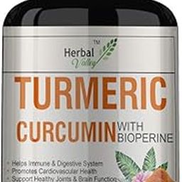 HerbalValley Turmeric Curcumin with Bioperine | Anti-Inflammatory | Antioxidant | 60 Veg Capsules | 800mg-image-82