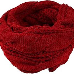 Knitted Neck Warmer Scarf Stretch for Outdoor Sports Snowboarding Motorcycle Red-image-84