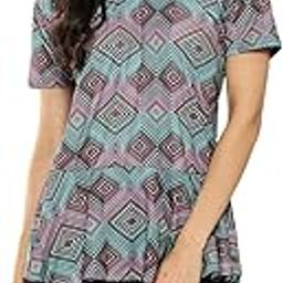 Womens Sports Wear Green-Black Colour Check Print Nylon Swim Suit-image-85
