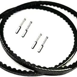 ZENITH Motor Belt 375mm Carbon Black for SV Sewing Machine, Universal 1/12 and 1/16 HP (2 Belts and 4 Carbon Pieces)-image-42