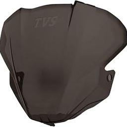 TVS Bike Windshield Visor Compatible For Apache 4V BS4, Black Premium Polycarbonate Material|Hunter 350 Visor|Long Lasting UV Additive Bike Clear Visor|Bike Accessories| Bolt Visor-26