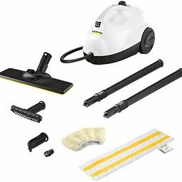 KARCHER SC 2 EasyFix Steam Cleaner, 1500W, 3.2 Bar Pressure, 1200L Steam/L Water, Chemical Free Cleaning, Removes 99.99% Viruses & Bacteria, EasyFix Floor Kit, Ideal for Home Use, German Tech, White-22
