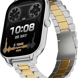 Vibez Majestic Luxury Smartwatch for Women & Men - Stainless Steel Strap, 1.83"Display, High Resolution, 60 Sports Modes,100+ Watch Faces, Long Battery & Bluetooth Calling Smart Watch for Women & Men-21