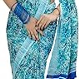 Women's Soft Crepe Floral Printed Saree | Lightweight, Flowy & Easy to Maintain | Ideal for Daily Use Throughout the Year | Great Gift for Weddings & Functions-picture-36
