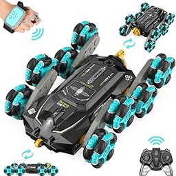 Gampop 8WD RC Cars Gesture Sensing Stunt Car - Gifts for Boys 8 - 12 Year Old,2.4Ghz Remote Control Toys Car Double Sided Drift Transformer Offroad Vehicle,Birthday Presents for Kids,Multicolour-2