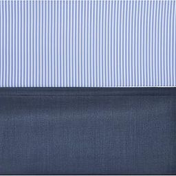 Men's Cotton-Blend Shirt & Poly-Viscose Pant Unstitched Executive Fabric Combo Set with Gift Box(Blue,Shirt 2.2 Meters Pant 1.3 Meters)-10